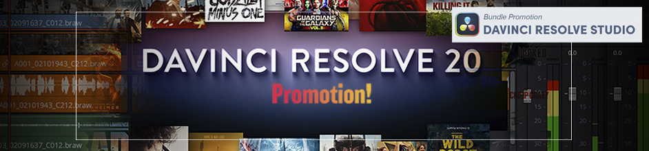 Blackmagic DaVinci Resolve Studio Promotion
